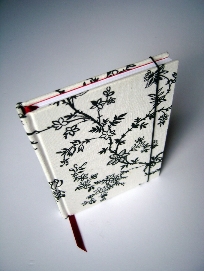 stoff notizbuch
