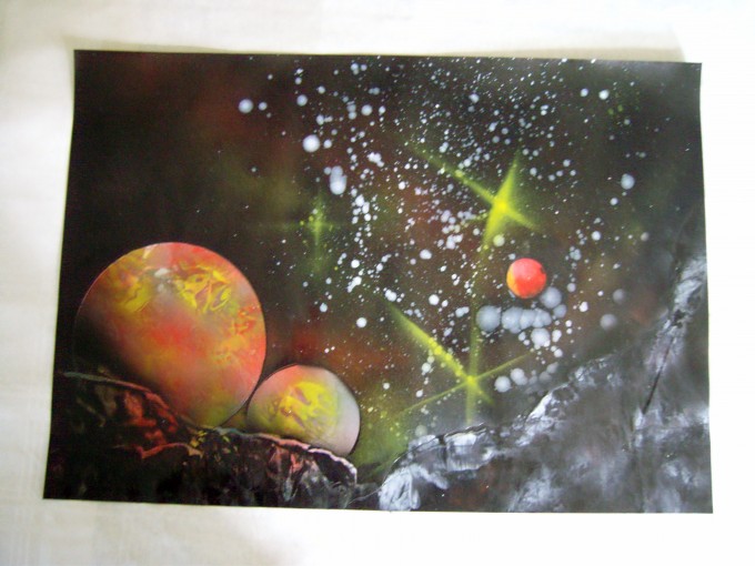 Space painting