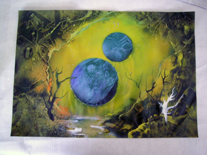 Space painting