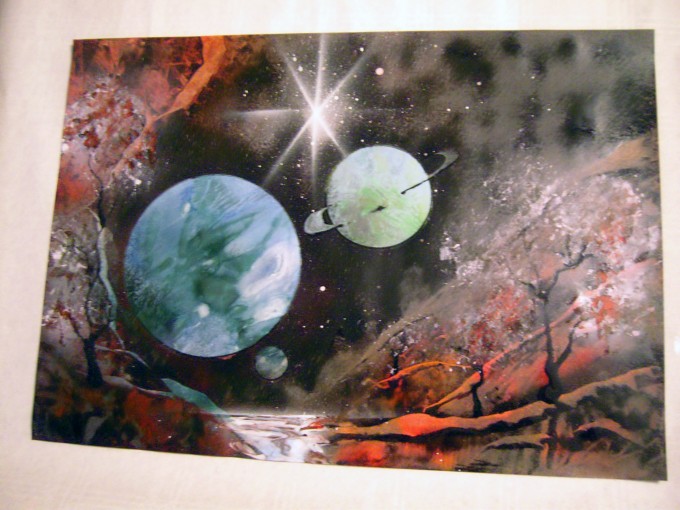 Space painting